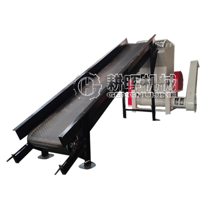 输送带进料编织袋粉碎机