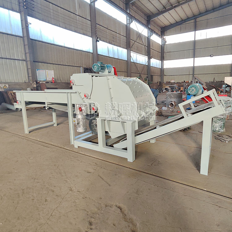 强制进料稻草秸秆粉碎机 自动喂料玉米秸秆粉碎