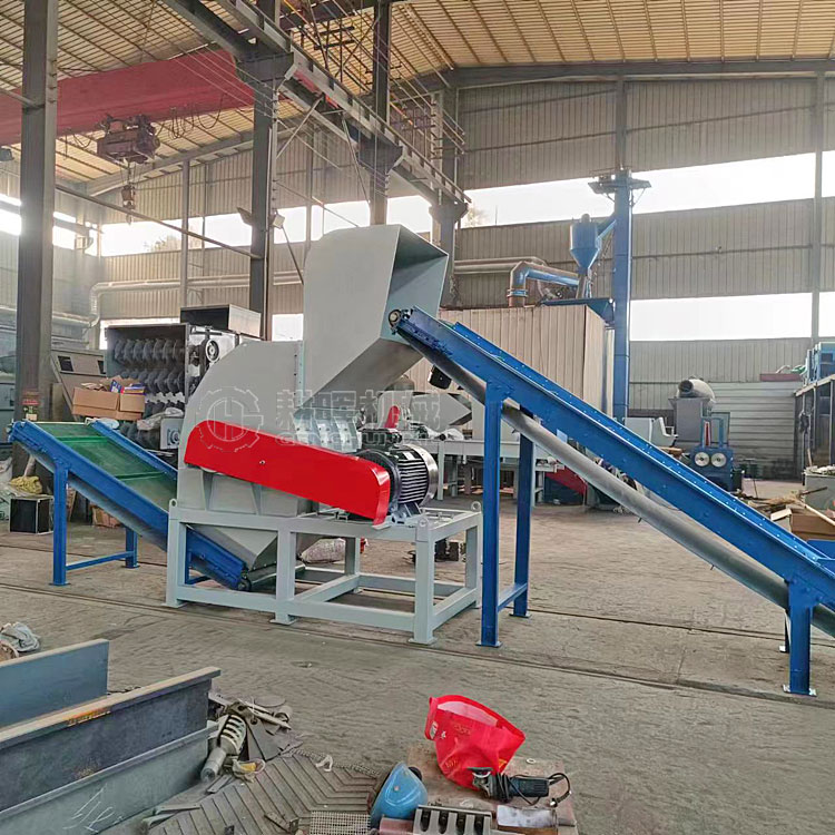 输送带进料稻草粉碎机 秸秆粉碎机