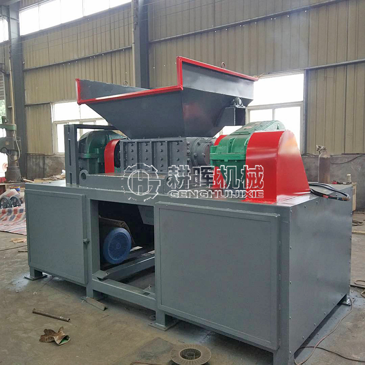 蓝桶撕碎机 大型塑料桶破碎机 橡胶桶破碎机